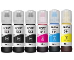 Tinta 544 T544 para L3210 L3250 L3110 L3150 L5190 kit com 6