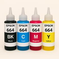 Tinta 664 compativel kit com 4 cores
