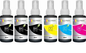 Tinta 664 para L395 L575 L365 L120 kit 6 Tintas compatíveis