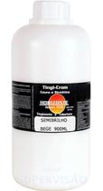 Tinta 900Ml Couro Legitimo Sintetico Sapato Banco Bege