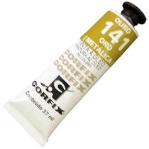 Tinta A Oleo Corfix Metalica 141 Ouro 37Ml