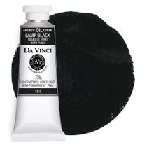 Tinta a Óleo DA VINCI PAINTS Preto Lâmpada 37 ml Tinta a Óleo DA VINCI PAINTS Preto Lâmpada 37 ml