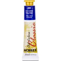 Tinta a oleo oil colors 20ml azul cobalto acrilex