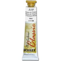 Tinta a oleo oil colors 20ml branco titanio acrilex