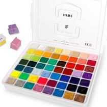 Tinta ABEIER HIMI 56 Cores Guache 30ml Não Tóxico Tinta ABEIER HIMI 56 Cores Guache 30ml Não Tóxico