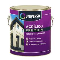 Tinta Acetinada Premium 0,9L Branco Universo Tinta Acetinada Premium 0,9L Branco Universo