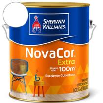 Tinta ACR Mais Rendimento NovaCor Branco Fosco Sherwin Williams 3,6L Tinta ACR Mais Rendimento NovaCor Branco Fosco Sherwin Williams 3,6L