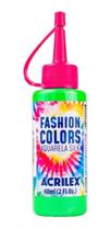 Tinta Acrilex Fashion Colors Aquarela Silk 60Ml - Verde