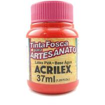 Tinta Acrilex Fosca P/Artes. 37 Ml 507 Vermelho Fogo