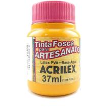 Tinta Acrilex Fosca Para Artes. 37 Ml 536 Amarelo Cadmio