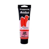 Tinta Acrílica 120ml G1 129 Vermelho Cadmio Corfix