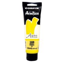Tinta Acrílica 120ml G1 168 Amarelo Primário Corfix Tinta Acrílica 120ml G1 168 Amarelo Primário Corfix
