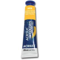 Tinta Acrílica 13123 20Ml Amarelo Escuro 302 Acrilex Tinta Acrílica 13123 20Ml Amarelo Escuro 302 Acrilex