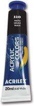 Tinta Acrílica 20ml Preto 320 Acrilex Tinta Acrilica 20ml Preto 320 Acrilex