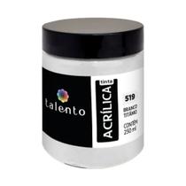 Tinta Acrílica 250ml Branco Titanio Talento