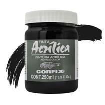 Tinta Acrilica 250ml G1 065-preto
