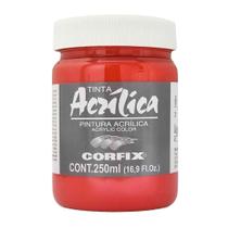 Tinta Acrílica 250ml G1 58 Laca Geranio Corfix