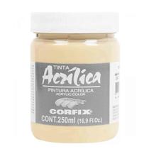 Tinta Acrílica 250ml G1 76 Amarelo Pele Corfix