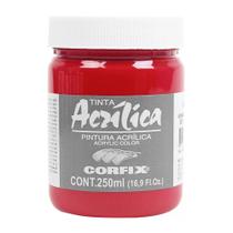 Tinta Acrílica 250ml G2 057 Vermelho China Corfix Tinta Acrílica 250ml G2 057 Vermelho China Corfix