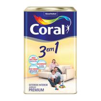 Tinta Acrílica 3 em 1 Coral Premium Fosco 18l