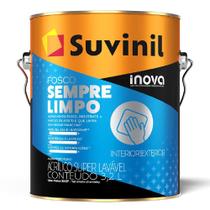 Tinta Acrílica 3,2 Litros Fosco Sempre Limpo Base A2 - 50842110 - SUVINIL
