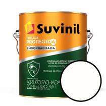 Tinta AcrÍlica 3,6l Fachada Protegida Emborrachada Fosco Suvinil - Branco Neve Tinta AcrÍlica 3,6l Fachada Protegida Emborrachada Fosco Suvinil - Branco Neve