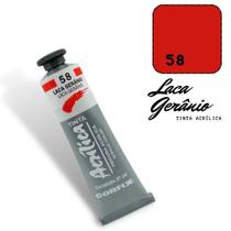 Tinta Acrílica 37ml 058 Laca Geranio Corfix