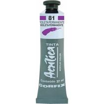 Tinta Acrílica 37ml 081 Violeta Permanente Corfix Tinta Acrílica 37ml 081 Violeta Permanente Corfix