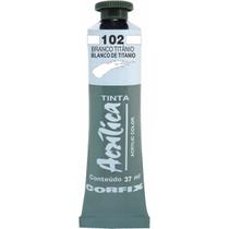 Tinta Acrílica 37ml 102 Branco Titanio Corfix Tinta Acrílica 37ml 102 Branco Titanio Corfix