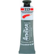 Tinta Acrílica 37ml 113 Vermelho Oxido Transparente Corfix Tinta Acrílica 37ml 113 Vermelho Oxido Transparente Corfix