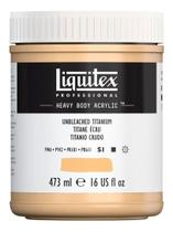 Tinta Acrílica 434 Unbleached Titanium Heavy Body 473ml Liquitex