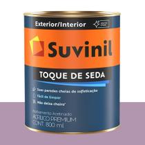 Tinta Acrílica Acetinada Suvinil Botão de Violeta 800 ml