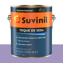 Tinta Acrílica Acetinada Suvinil Tulipa Violeta 3,2 L