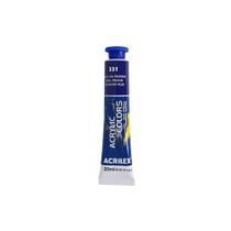 Tinta Acrílica Acrilex Acrylic Colors Bisnaga 20g Azul Da Prússia 331