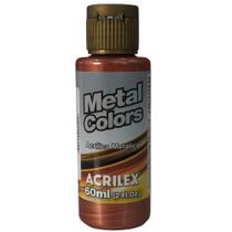 Tinta Acrilica Acrilex Metal Colors 060 ml Cobre