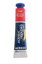 Tinta acrílica Acrilex rosa escuro 316 20ml