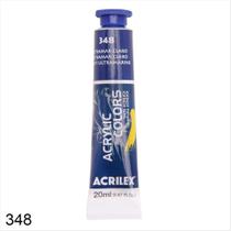 Tinta acrilica Acrilex ultramar claro 348 20ml