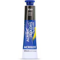 Tinta Acrilica ACRYLIC Colors 20ML Preto CX.C/06 Tinta Acrilica ACRYLIC Colors 20ML Preto CX.C/06
