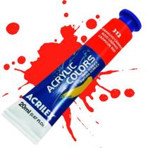 Tinta acrilica acrylic colors acrilex 20ml cores frias