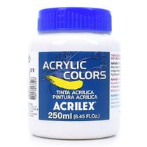 Tinta Acrílica Acrylic Colors Acrilex 250ml - 319 Branco de Titâneo