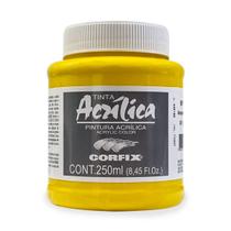 Tinta Acrílica Amarelo Cadmio 250ml Corfix