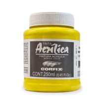 Tinta Acrílica Amarelo Claro 250ml Corfix