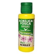 Tinta Acrílica AMARELO OURO 505 Fosca 60ml - ACRILEX Tinta Acrílica AMARELO OURO 505 Fosca 60ml - ACRILEX