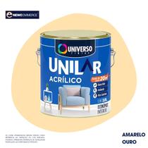 Tinta Acrílica Antimofo Unilar 3,6l - Escolha sua Cor