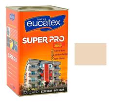 Tinta Acrilica Areia Semi Brilho Super Pro Eucatex 18lt