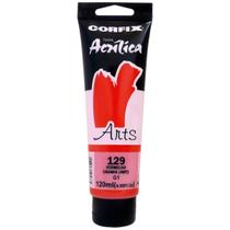 Tinta Acrilica Arts 120ml G1 - Vermelho Cadmio Corfix