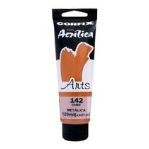 Tinta Acrilica Arts p/ Tela Metalica Corfix 120ml 142 Cobre