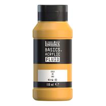 Tinta acrilica basics fluid metalico 118ml liquitex escolha a cor