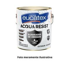 Tinta Acrílica Branca Fosca Bloqueador de umidade Acqua Resist EUCATEX 3.6L