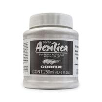 Tinta Acrílica Branco Iridescente 250ml Corfix